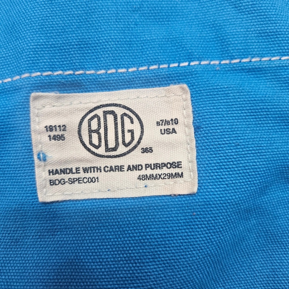 BDG Carpenter Pants Womens 26 Blue Excellent Double Knee Canvas Utility Straight - Picture 3 of 8